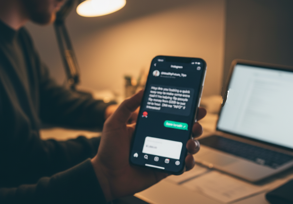 I Got a DM About Money Flipping on Instagram — What Should I Do?