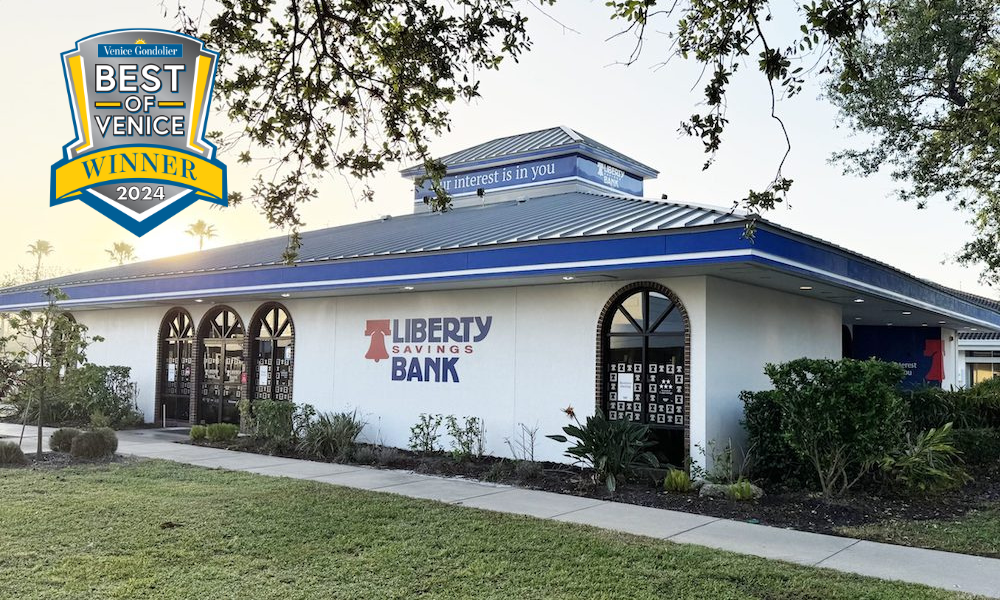 Liberty Savings Bank Named "Best Bank" in Venice